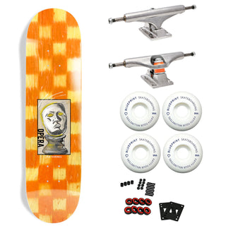 Opera Premium Skateboard with Indy Trucks, Blueprint Wheels - 8.7" Jack Fardell Pedestal