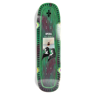 Opera Skateboard Deck Sam Beckett Saints Green 8.75" x 32.5"