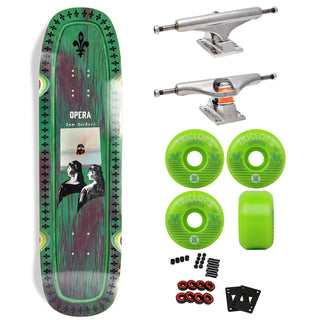 Opera Premium Skateboard with Indy Trucks, Triclops Wheels - 8.75" Sam Beckett Saints