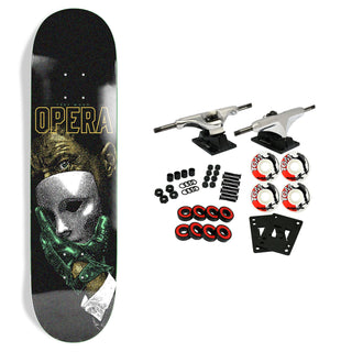 Opera Skateboard Complete Trey Wood Unmasked Act II 8" x 31.6"