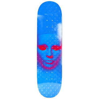 Opera Skateboard Deck Face Holographic Blue 8.25" x 32"