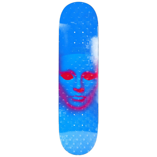 Opera Skateboard Deck Face Holographic Blue 8.25