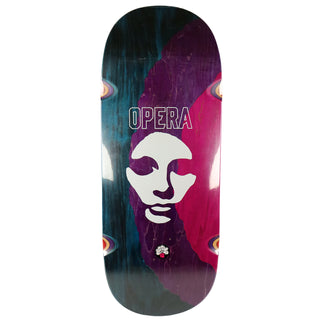 Opera Skateboard Deck Triple Torn Big Mask 12" x 31.85"