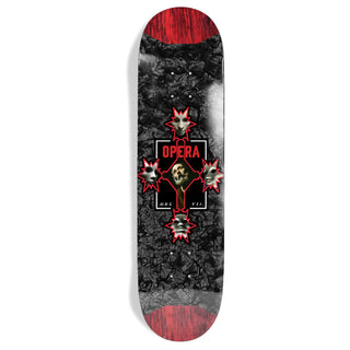 Opera Skateboard Complete Control Pop Slick Black/Red 8.38" x 32.4"
