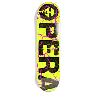 Opera Skateboard Deck Weatherd Safety Yellow 8.7" x 32"