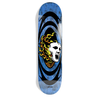 Opera Skateboard Deck Kieran Woolley Screaming Mask Blue Bleed 8.0" x 31.6"