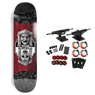 Opera Skateboard Complete Twins Pop Slick 8.5" x 31.9"