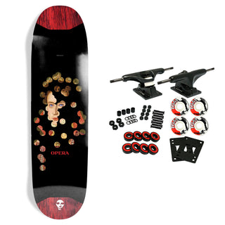 Opera Skateboard Complete Dot Pop Slick 8.5" x 31.75"