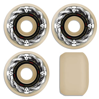 Opera Skateboard Wheels SOS Sopranos Asymmetrical 101A White 53mm