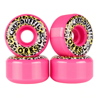 Welcome Skateboard Wheels Orbs Apparitions Corey Duffel Pink 54mm 99A