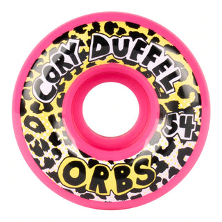 Welcome Skateboard Wheels Orbs Apparitions Corey Duffel Pink 54mm 99A