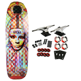 Opera Rider Stock Skateboard Complete Caroline Cuder Throne 9.0" x 32"