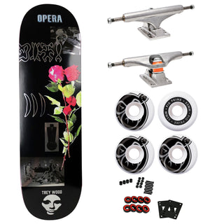 Opera Premium Skateboard with Indy Trucks, Pig Wheels - 8.75" Trey Wood Encore