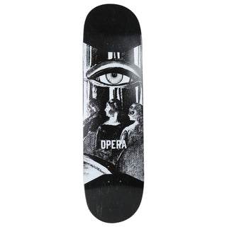 Opera Rider Stock Skateboard Deck Alex Perelson 3rd Eye Black 8.5" x 32.625"