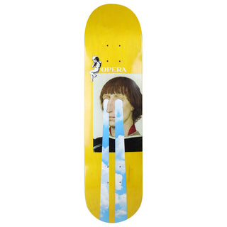 Opera Rider Stock Skateboard Deck Jack Familton Drama Yellow 7.8" x 31.25"