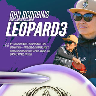 Innova Ohn Scoggins Tour Series Proto Glow Halo Star Leopard3 7/5/-2/1 DayGlo/Blue 173 grams