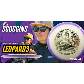 Innova Ohn Scoggins Tour Series Proto Glow Halo Star Leopard3 7/5/-2/1 DayGlo/Blue 173 grams