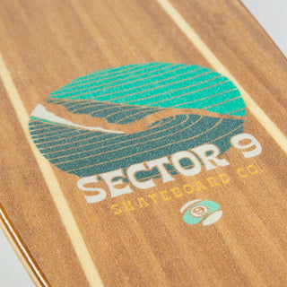 Sector 9 Longboard Offshore Baja Bamboo Swallow Tail 9.35" x 39.5"