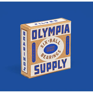 Olympia Supply Skateboard Bearings Silver Grade Six Ball