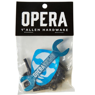 Opera Skateboard Hardware Allen Black/Blue 1" with Tool