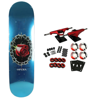 Opera Rider Stock Skateboard Complete Dylan Phillips Lachhab Blood Rose 8.0" x 31.6"