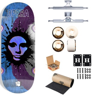 Opera Premium Complete Skateboard Fatties RGB Mask 12" Ft. Slappy/OJ/Independent
