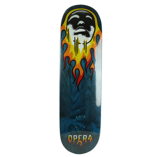 Opera Rider Stock Skateboard Deck Kieren Woolley Flame Face 8.63" x 32.25"