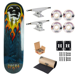 Opera Premium Skateboard Complete Kieren Woolley Flame Face 8.63" Ft. Krux/SML/Independent