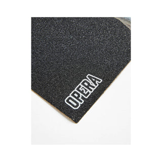 Opera Skateboard Griptape Big Barbed Graphic Black 10" x 33" Sheet