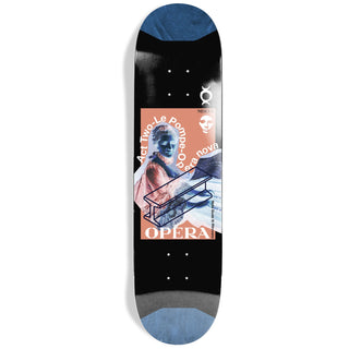 Opera Skateboard Complete Le Pompe Pop Slick Black/Blue 8.625" x 32"