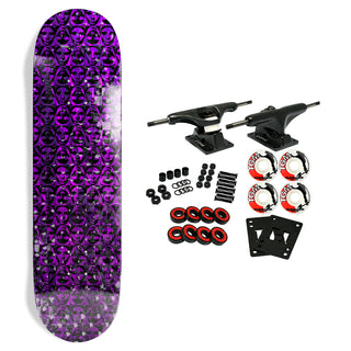 Opera Skateboard Complete Transition Symmetrical Purple/Black 8.25" x 31.5"