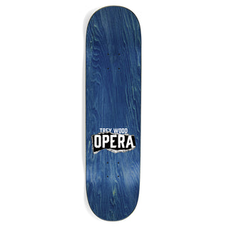 Opera Skateboard Deck Trey Wood Spider Black/Green 8.75" x 31.95"