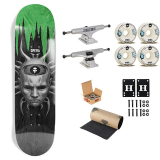 Opera Premium Complete Skateboard Trey Wood Spider 8.75" Ft. Krux/SML/Independent