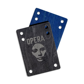 Opera Skateboard Risers 3-Ply Riser Pads Wood Veneer 1/8"