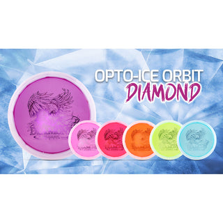 Latitude 64 Disc Golf Opto-Ice Orbit Diamond Fairway Driver 8/6/-3/1 Yellow/Green 155 grams
