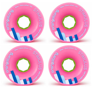 Orangatang Longboard Wheels Stimulus Pink 70mm 83A Set