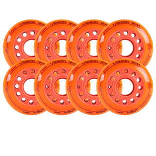 Labeda Roller Hockey Wheels - Union 72mm 76A Orange (8-Pack)