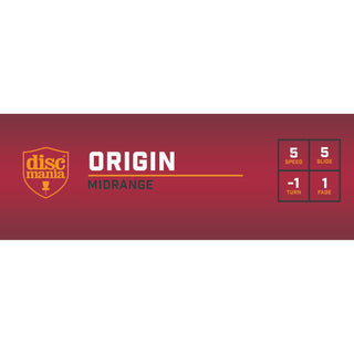 Discmania Disc Golf Evolution Neo Origin Midrange 5/5/-1/1 Pink/Red 175 grams