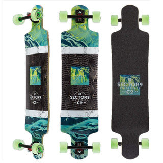 Sector 9 Longboard Complete Valley Faultline 9.75" x 39.5"