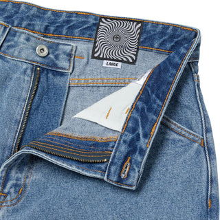 Spitfire Wheels Pants Bighead Fill Denim Medium Stone Wash Blue
