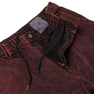 Spitfire Wheels Pants Eternal Denim Red Overdye Red