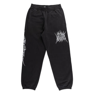 Welcome Skateboard Pants Caste Pigment-Dyed Sweatpants Black