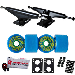 Moose Old School Complete with Slime Balls 66mm Blue Wheels