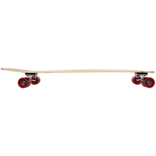 Paradise Longboard 9" x 44" Red Pinstripe Kicktail Complete