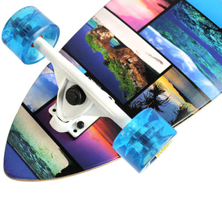 Paradise Longboard 9.25" x 40.25" Island Life Kicktail