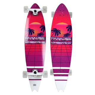 Paradise Longboard 9.5" x 39.5" Retro Swallow Tail Fish Shape