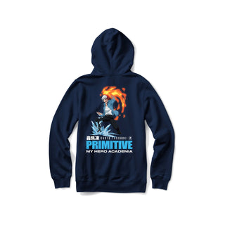 Primitive Skateboards Hoody My Hero Academia Flashfreeze Heatwave Pullover Navy