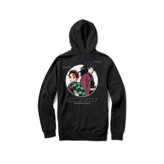 Primitive Skateboards Hoody Demon Slayer Black