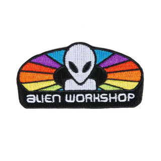 Alien Workshop Skateboards Iron On Patch Spectrum Multi