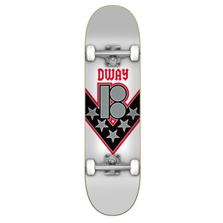 Plan B Complete Danny Way Stars White 8.125" x 31.85" Assembled